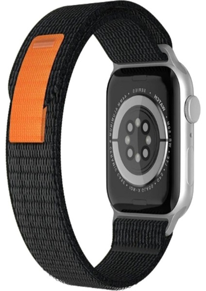 Trail Kordon Cırtlı Bez Apple Watch 42-44-45-49 mm 1-2-3-4-5-6-Se-7-8-9 Ultra-Ultra 2