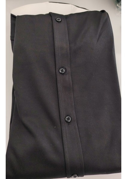 Erkek Slim Fit Düğmeli Yaka Pamuk Polyamid Karışımlı Rahat Gömlek fiyatları