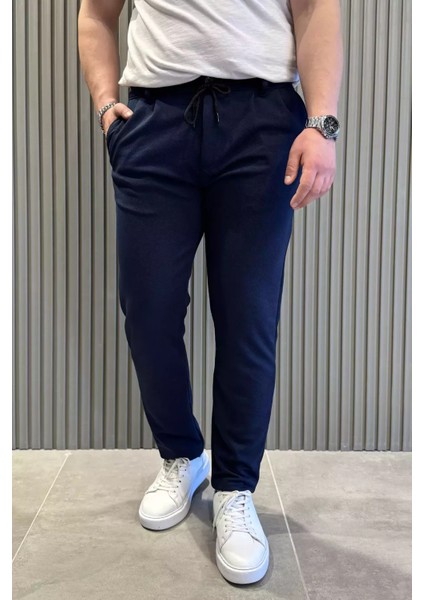 Erkek Bel Bağcıklı Double Jogger Pantolon P-00015431