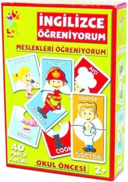 Meslekleri Öğreniyorum Eğitici Kartlar LCEGT005