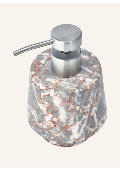 Orıon Sıvı Sabunluk Doğal Taş, El Yapımı, 14,5 cm Yükseklik, Metal Pompa fiyatları