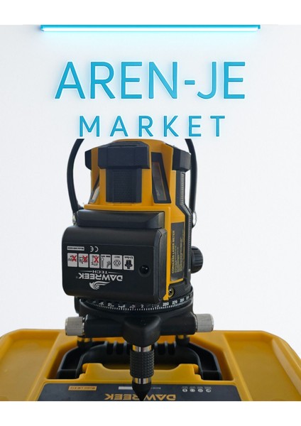 Aren-Je Dawreek LM-X12 5 Çizgi 1 Nokta Lazer Terazi – Otomatik Dengeleme, Tripod Uyumlu fiyatları
