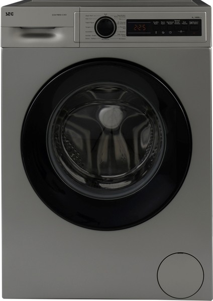 Scm 90M10 S Inv 9 Kg 1000 Devir Inverter Buharlı Yıkama Özellikli Gri Çamaşır Makinesi