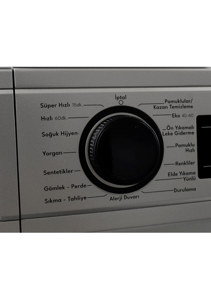 Scm 90M10 S Inv 9 Kg 1000 Devir Inverter Buharlı Yıkama Özellikli Gri Çamaşır Makinesi
