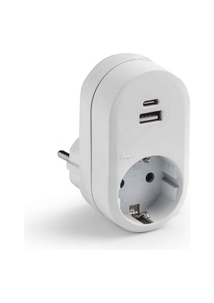 1 Li Anahtarlı 16A 250V Adaptör