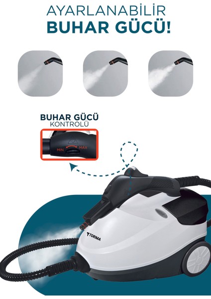 CB-08C Çok Fonksiyonlu Buharlı Temizleyici - Buharlı Temizlik Makinası