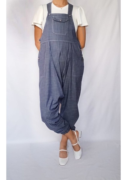 Ince Kot Şalvar Tulum/crop Body