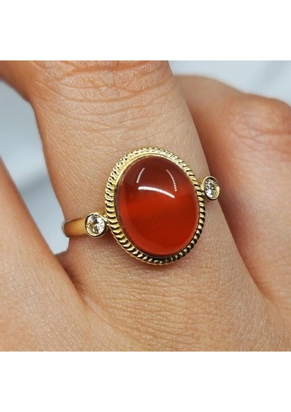 Vintage Akik Taşlı 925 Ayar Gümüş Yüzük-Otantik Akik Taşlı Hediye 925 Ayar Gümüş Yüzük modelleri