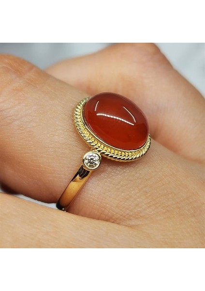 Vintage Akik Taşlı 925 Ayar Gümüş Yüzük-Otantik Akik Taşlı Hediye 925 Ayar Gümüş Yüzük fırsatları