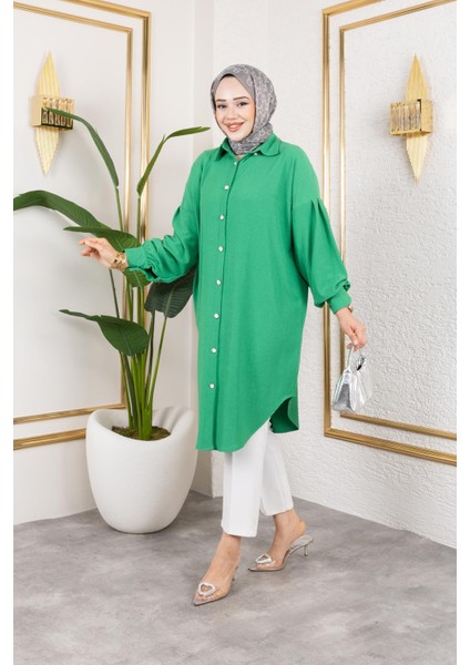Düşük Kollu SALAŞTUNIK-3034 Benetton Yeşili modelleri