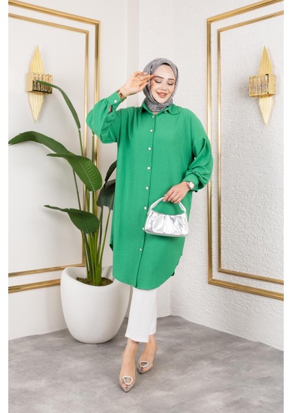 Düşük Kollu SALAŞTUNIK-3034 Benetton Yeşili fırsatları