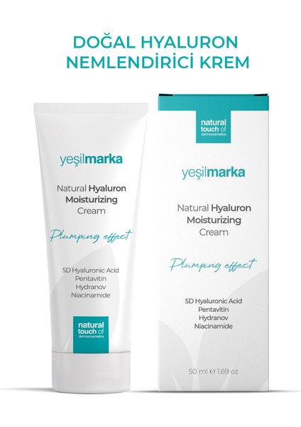 Su Bazlı Nemlendirici Yüz Kremi Hyaluronik Asit Ve Dolgunlaştırıcı Etki Ile 72 Saat Nem