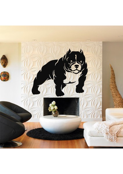 American Bully Köpek Metal Duvar Dekor