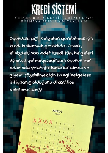 - Dedektif Oyunu Cinayet Çözme & Katili Bulma Gizem Zeka Kutu Oyunu Dedektiflik Oyunu Katil Kim ? Rıdvan Keresteci Dosyası modelleri