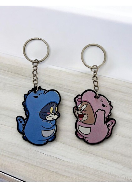 Tom ve Jerry Çift Sevgili Anahtarlık 2 Adet