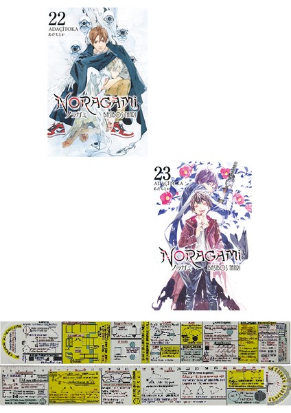 Noragami 22-23. Ciltler Manga Seti + Mat. Öğreten Cetvel
