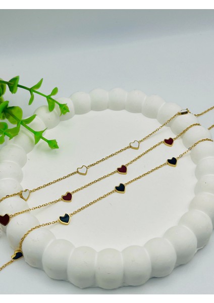 Mini Kalpli Halhal (Bordo)