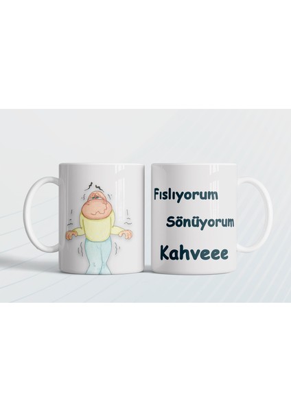 Kahvee Fıslıyorum Sönüyorum Hediye Kupa Love Bug-T fiyatları