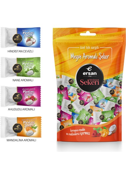 Mevlana Şekeri Tekli Paketli Doypack - 500 gr