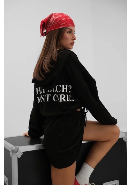 Beli Lastikli Fermuarlı Sweatshirt