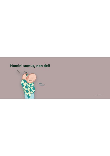 Homini Sumus Non Dei ( Insanız, Tanrı Değil Eng) Hediye Kupa Love Bug-T