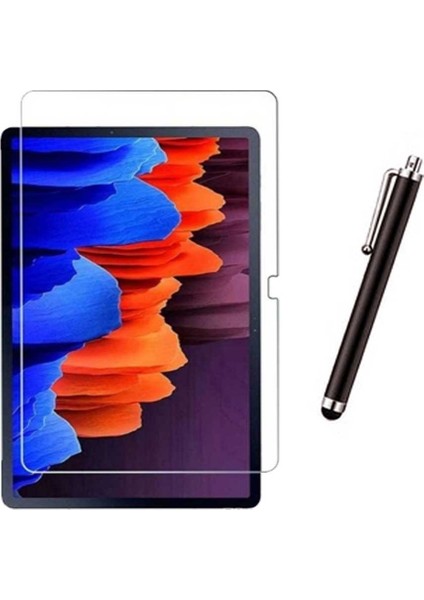 Samsung Galaxy Tab A8 Sm X200 X205 Uyumlu Şeffaf Kılıf Cam Kalem Set
