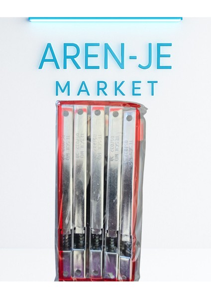 Aren-Je Yaylı Cam Sürgü Kapak Ray Tekeri – Çift Pirinç Makaralı, Beyaz Burçlu