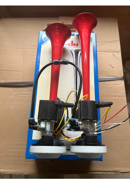 2 Borulu Fala Fala Korna 24 Volt Havalı Korna modelleri