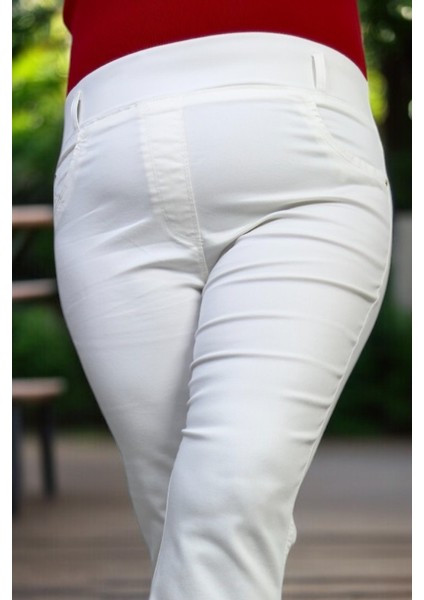 Beli Geniş Lastikli Ispanyol Paça Büyük Beden Jean Kot Pantolon modelleri