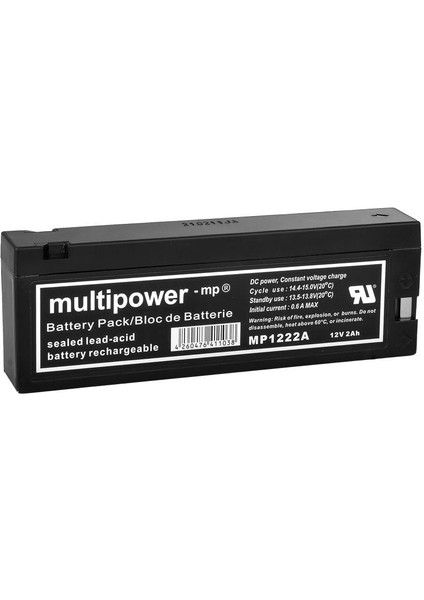 Philips MP1222A Xl 12V 2 Ah Defi Bataryası Muadil