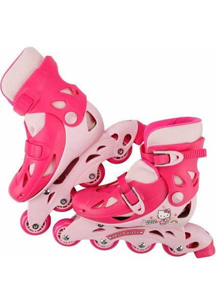 Hello Kitty Inline 4 Teker Paten - (34 - 37 Numara Için Ayarlanabilir)