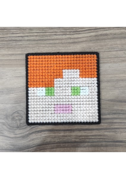 Minecraft Temalı Bardak Altlığı