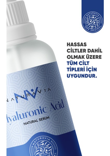 NaturaVia Hyalüronik Asit Serum - Yoğun Nem ve Gençleştirici Etki Uzman Cilt Bakımı fiyatları
