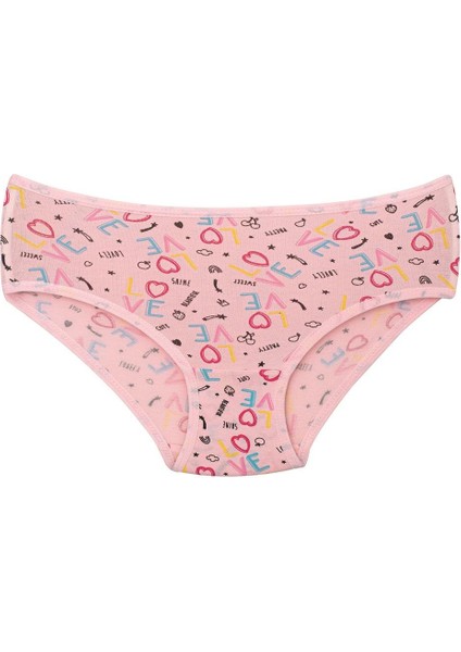 Kız Çocuk Pamuklu Renkli Baskılı Külot 6'lı Paket Karışık Renkli fiyatları