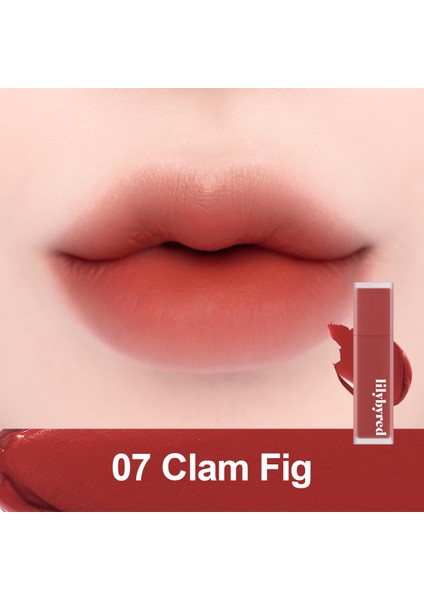 Mood Liar Velvet Tint / Kadife Bitişli Mat Tint - 07 Clam Fig