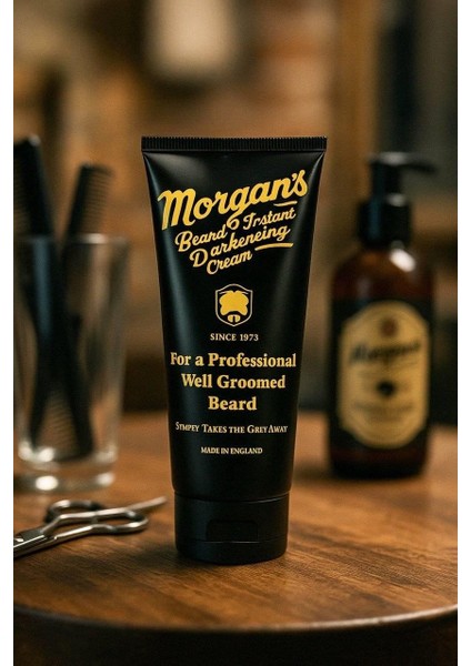Morgan's Instant Beard Darkening Cream - Sakal Koyulaştırıcı Bakım Kremi 100 ml