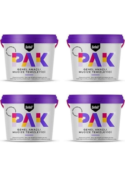Aren- Je 4 Adet Pak Genel Amaçlı Mucize Temizleyici Krem 4 x 500 gr