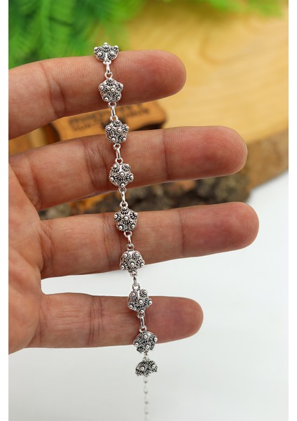 Kişniş Bereket Model 925 Ayar Gümüş Telkari Kadın Bileklik 201024118 modelleri