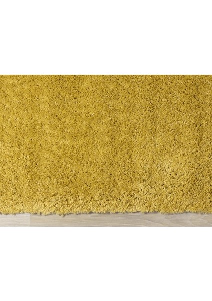 Soft Shaggy 100X100 Daire Kaymaz Taban Salon Oturma Odası Çocuk Odası Halısı