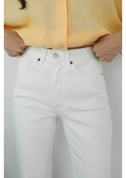 Kesik Paça Boy Fit Jean