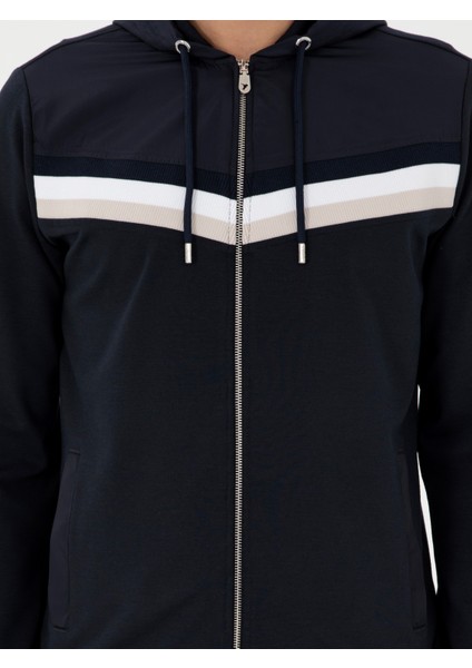 Erkek Lacivert Regular Fit Sweatshirt 50292490-VR033