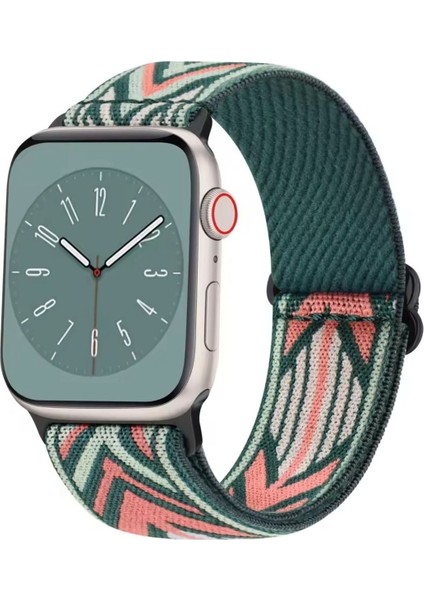 Apple Watch 11-10 42MM Seri 4-5-6-7-8-9 Uyumlu 38-40-41MM Kumaş Elastik Kordon Kayış fiyatları
