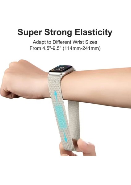 Apple Watch 11-10 42MM Seri 4-5-6-7-8-9 Uyumlu 38-40-41MM Kumaş Elastik Kordon Kayış modelleri