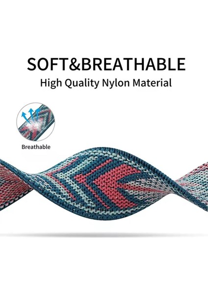 Apple Watch 11-10 42MM Seri 4-5-6-7-8-9 Uyumlu 38-40-41MM Kumaş Elastik Kordon Kayış indirimleri