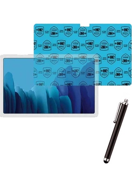 Samsung Galaxy Tab A7 T500 / T505 / T507 Uyumlu Şeffaf Kılıf Cam Kalem Set