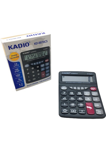 12 Haneli Hesap Makinesi KD-8876CS (3791)