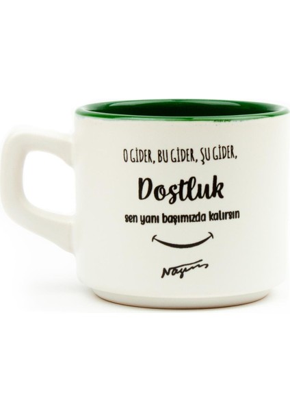 Dostluk Beyaz Venüs Kupa - Hediye Seramik Kupa