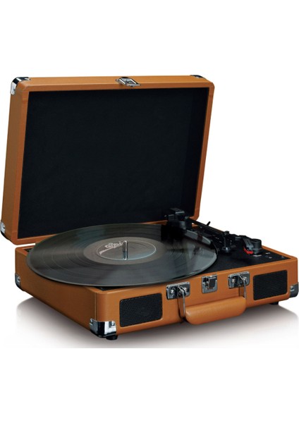 Nostaljik Pikap Hoparlörlü Çantalı Pikap Vintage Plak Çalar Bluetooth/aux In/rca/ 1800HAH Pil