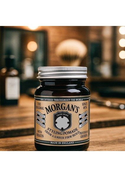 Oudh & Amber Firm Hold Styling Pomade -Kalıcı Sert Tutuş Sağlayan Şekillendirici Pomad 100 gr