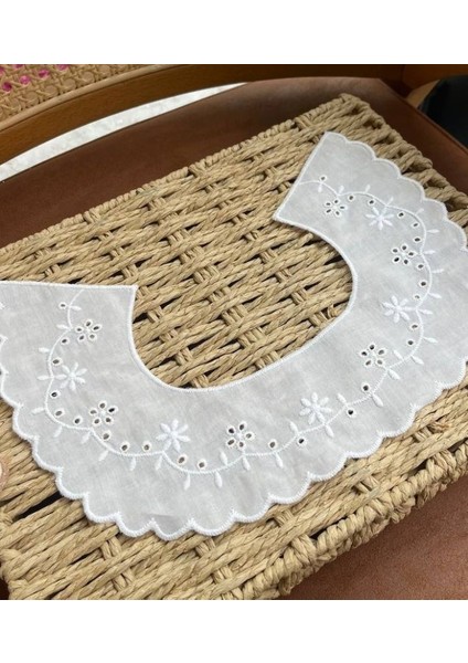 Pamuk Fisto Çocuk Yakalık Krem Renkte